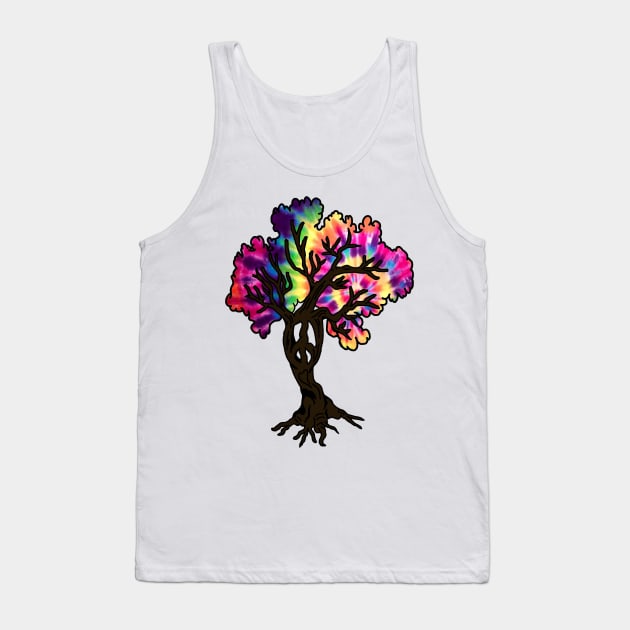 Hippie Peace Tree Tank Top by imphavok